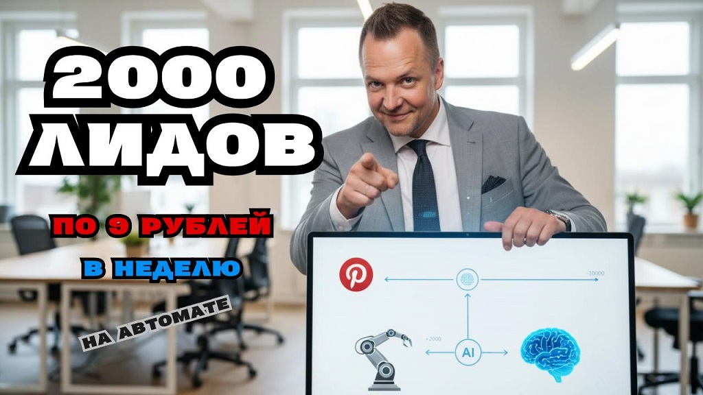 AI Бизнес Стратег - Дмитрий Попов → Pinterest на Автопилоте: получайте лиды по 9₽ вместо 400