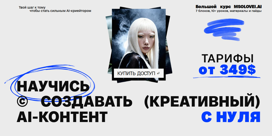 Маргарита Соловей - Научись создавать креативный AI-контент с нуля. Тариф Solo Vip